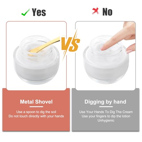 3 Stück Creme Spatel, Kosmetik Spatel, Kosmetiklöffel Metall, Wiederverwendbare, Mini Make Up Applikator, Gesichtskosmetiklöffel, Schönheitsschaufel, Maskenspatel, Cremespatel für Gesichtscreme