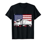 Truckers America Move est un design de camionneur patriotique pour les hommes ou les femmes qui conduisent des camions. Cette chemise de camionneur présente un camion semi-remorque et constitue un excellent cadeau pour les camionneurs de votre entourage.