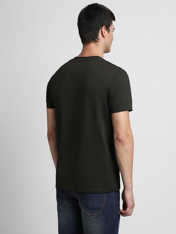 Image of Dennis Lingo Men's Cotton Graphic Print Crew Neck Regular Fit T-Shirts