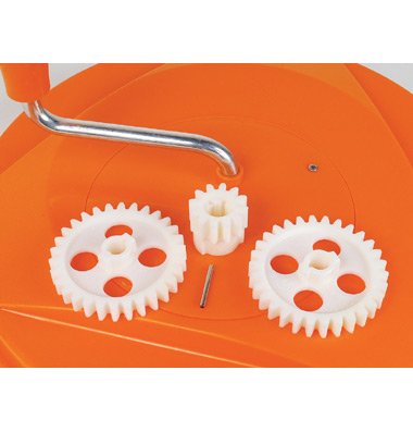 Dynamic Mixers E001 Commercial Manual Salad Spinner, 2.5 Gallon Capacity, Sd99, Orange #TOP2