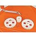 Dynamic E002 Commercial Manual Salad Spinner, 5 Gallon Capacity, SD92, Orange, 17 x 17 x 16 inches