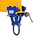 Vestil QIT-4 Steel Quick Install Manual Trolley 6-3/4 In. x 14-1/8 In. x 12 In. 4000 Lb. Capacity Blue