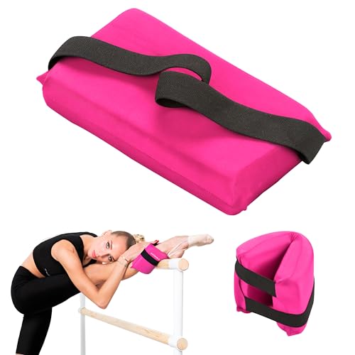 DRUNA Almohadilla para Estiramiento y Flexibilidad para Gimnasia Rítmica, Danza y Ballet 24,5 * 12,5 cm (Rosa)