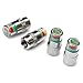 AndyGo 4PCS/Set 2.4 BAR 32 PSI AUTO CAR TIRE TYRE Wheel AIR Pressure Alert Indicator Valve STEM Monitor Sensor CAPS