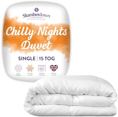 Slumberdown Big Hugs 13.5 Tog Duvet- Single, White : Amazon.co.uk: Home u0026  Kitchen