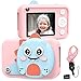 Macchina Fotografica per Bambini, Ricaricabile USB Fotocamera Digitale Selfie con 32G SD, LCD da 2.4 Pollici, Dual Lens Camera Regalo di Compleanno per Ragazzi Ragazze(Rosa)