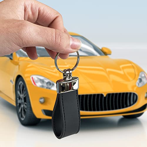 Miniatura 2 de Pubblimania Llavero De Cuero Ecológico Elegante Con Anilla. Útil Para Las Llaves De Casa, Coche, Moto, Scooter, Puerta. Ligero Y Muy Resistente, Talla Única