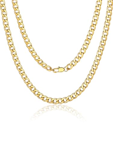 Bijoux hip-hop homme ChainsPro avec collier maillons cubains argentés larges 15 mm