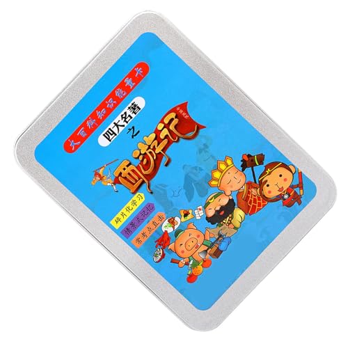 Nuevas Tarjetas de Aprendizaje, Mejoran las Habilidades Literarias, Cuatro Novelas Famosas Chinas, Tarjetas de Novelas Interactivas, Sentido Común, Cultivan la Capacidad de