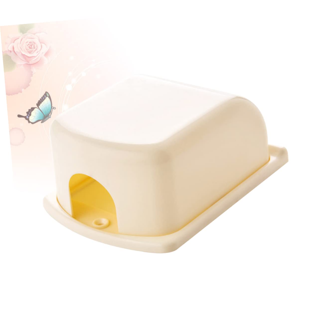 SHOWERORO 2pcs Safety Electrical Outlet Cover Adhesive Cover for Childproofing Easy Installation Impact Resistant Secure Babyproof Socket Indoor Use