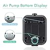 hygger Quiet <30dB Aquarium Air Pump, Adjustable Low Decibel Oxygen Fish Tank Pump 2 Air Outlets Ultra Silent Powerful Aerator Pump with Accessories Max 80GPH/160GPH/255GPH(10W, Up to 600Gallon)