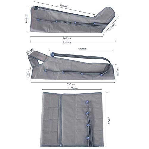 Masseur de compression d'air jambe et taille avec pompe de physiothérapie