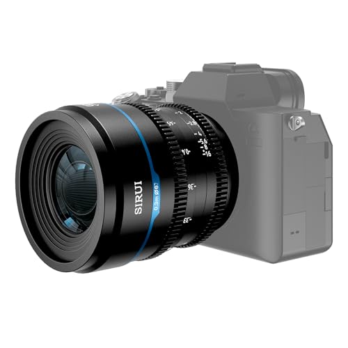 SIRUI Night Walker S35 Manual Focus Cine Lens Set, 16mm, 75mm, T1.2 Large Aperture M4/3 Mount Lens for BMPCC4K, GH5II, GH5S, GH6, Z Cam (MS-2SMB, Black)