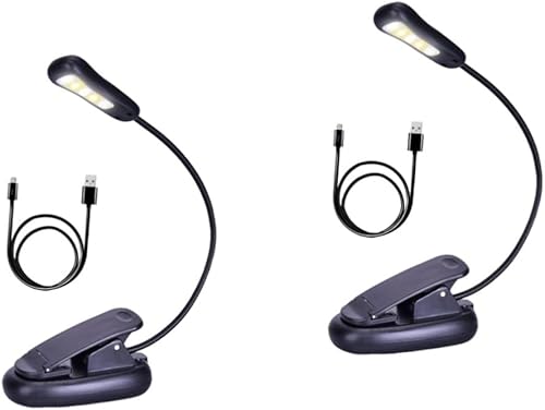 Uonlytech 2 unids 3 lámpara de mesa recargable lámpara de mesa lámpara de escritorio lámpara de alambre USB lámpara de noche lámpara de lectura de