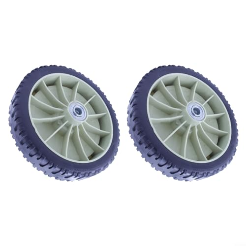 2 Ruote Per Tosaerba 195mm - Foro Asse 12.5mm | Gomma Resistente, Per Ruote Anteriori E Posteriori - Foto 10