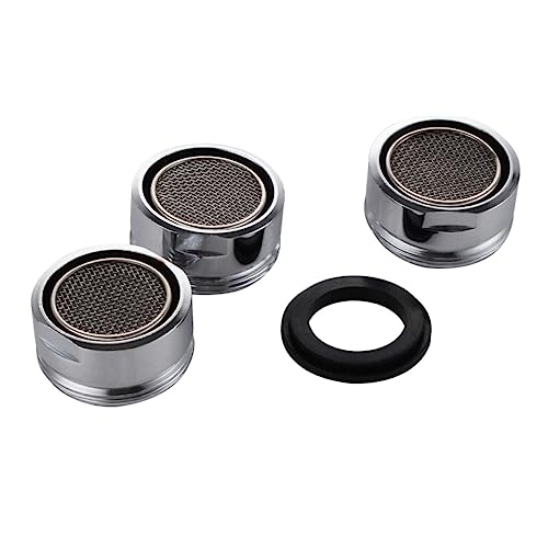 IWOWHERO 3 Stück Wasserhahnfilter Mini Wasserreiniger mit Stufigem Filtersystem Rostfrei Installieren für Küche und Bad Effektiver und Schadstofffilter