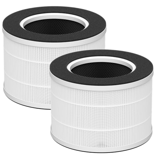 Image of 2 Pack TD-1500 Replacement Filters for Tredy TD1500 TD-1500BM Air Purifier | 4-Stage Filtration, HEPA and Premium Activated Carbon Composite Filter, for Home Large Room Air Clean