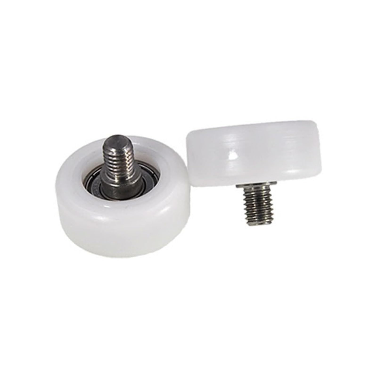 Roulement plastique nylon fileté M8 pour rénover un portail coulissant ou tiroir