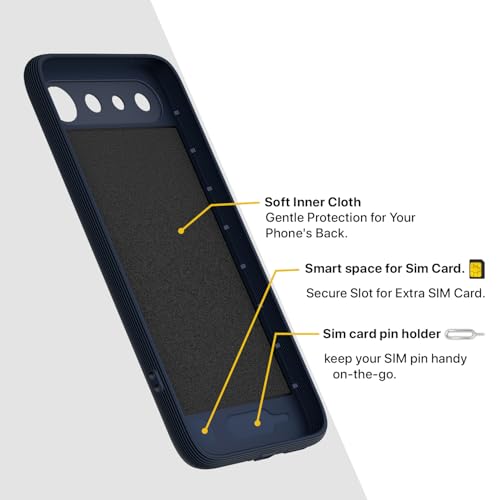 Image of Outlouders Back Cover for Realme 16 5G | Full Camera Protection | TPU Soft Flexible Shockproof Bumper Case (Blue)