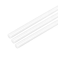 Vista 25 de uxcell 2pcs Plastic Round Rod 5/8 inch Dia 20 inch Length Green (POM) Polyoxymethylene Rods Engineering Plastic Round Bars(15mm)