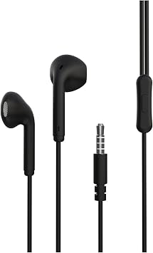 Anka Cep Tekno Tecno Spark Go 2023 Uyumlu ER06 3.5mm Kulak  i Kablolu Kulakl k Siyah, ZR-ER06-134
