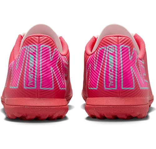Nike NIKE Mercurial Vapor 16 Club TF Low Top Football Boot FQ8446, Ember Glow Aurora Green, 8.5