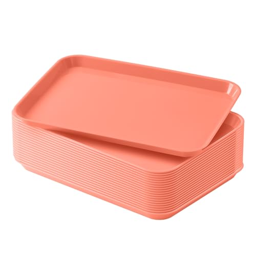 JMU 20 Pcs Persimmon Dental Procedure Tray Flat Tray Size B 13.25" X 9.75"
