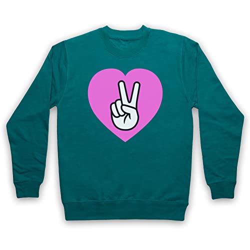 Sweat Peace and Love pull adultes coupe confortable anti-pilling