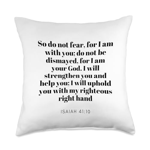 Inspirational Prayer Pillow for Kneeling - Christian Verses Throw Pillow