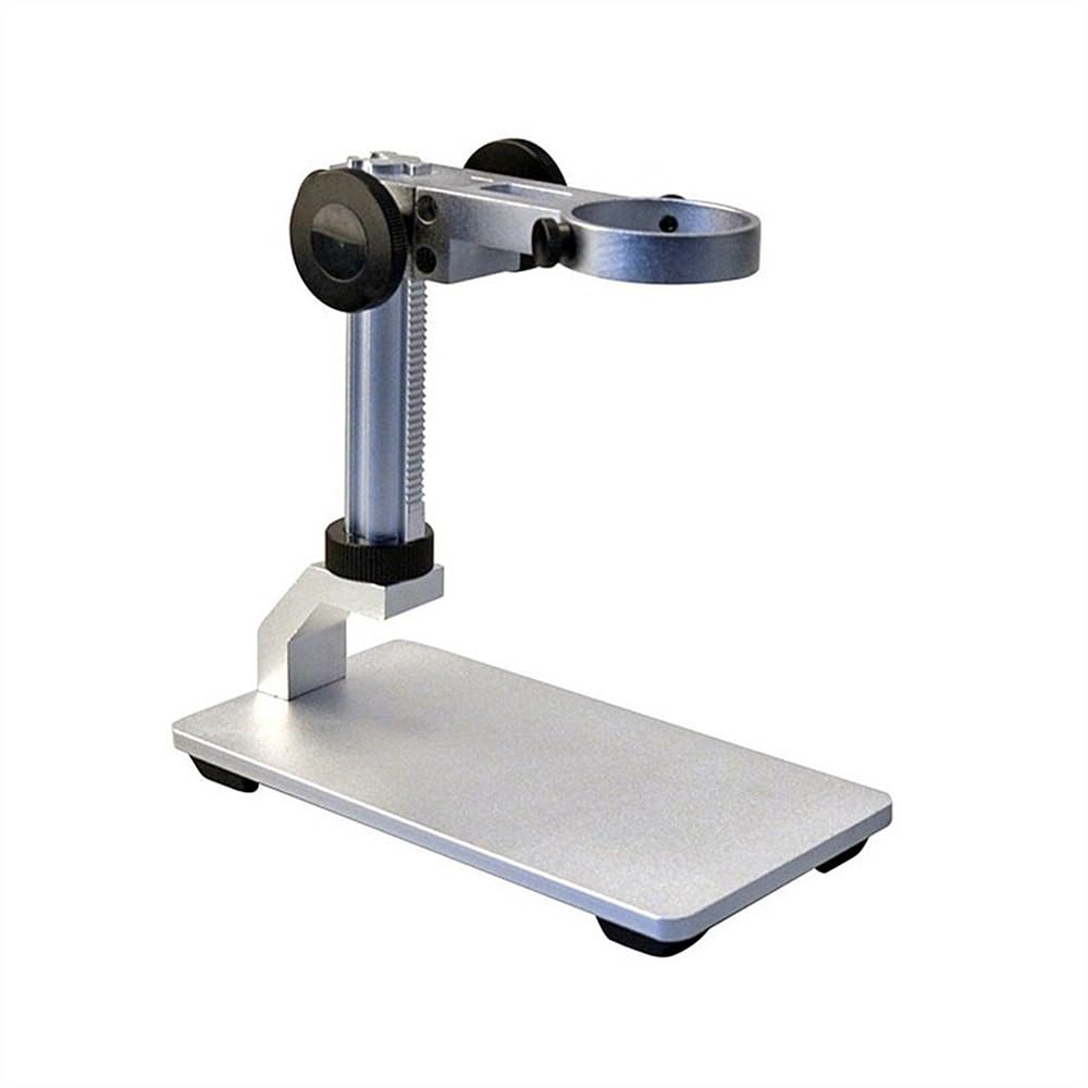 Microscopes Equipment Lab Bracket Industry Stereo Digital Microscope Platform Table Stand-Universal Stereo Microscope Table Stand Focusing Rack 35mm Diameter Holder for Binocular Trinocular Microscopi