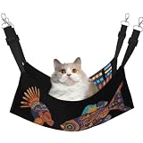 Diseño: esta hamaca para gatos cuenta con un vibrante diseño de impresión completa, por lo que es una adición atractiva a cualquier espacio para mascotas