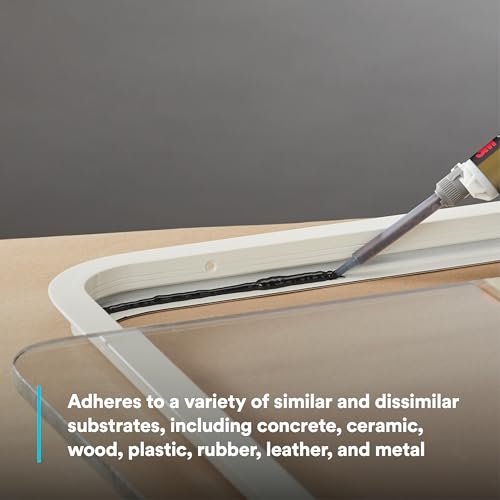 3M Scotch-Weld Urethane Adhesive DP620NS, Black, 48.5 mL Duo-Pak, 1 Each | Non-Sag, Fast-Curing, Establishes Tough Bonds, Offers Low-Temperature Flexibility - image 2