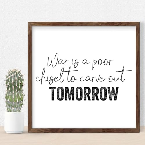 Décoration murale rustique en bois 30x30 cm avec citation inspirante pour la maison