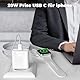 Ladegerät Stecker für iWatch, für Apple Watch Ladekabel Netzteil Adapter USB kompatibel mit AppleWatch SE 10 Ultra 2 9 8 7 6 5 4 3, 25W Watch Lade PD 3,0 Schnellladenetzteil