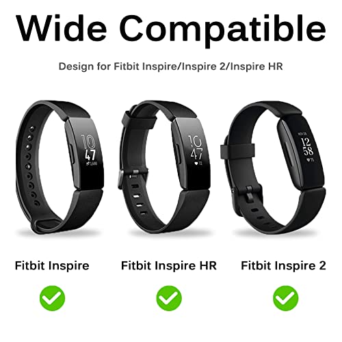 Miimall Pulseira Fitbit Inspire compatível, pulseira Inspire 2, pulseira Inspire HR com pulseira de