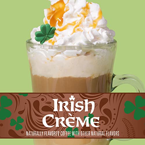 Image of Community Coffee Irish Cream Flavored Coffee Pods, 10 count, Medium Roast Compatible with Keurig 2.0 K-Cup Brewers, 10 Count (Pack of 1)