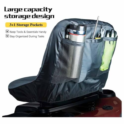 Funda de asiento para tractor Snapper 400Z de tela Oxford 600D impermeable 6