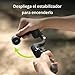 DJI Osmo Mobile 6, 3-Axis Phone Gimbal, Object Tracking, Built-in Extension Rod, Portable and Foldable, Gimbal Stabilizer for iPhone, Android, YouTube TikTok Video, Platinum Gray