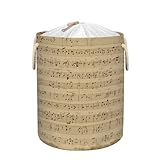 Poignées robustes pour le déplacement : le tissu renforcé avec cordon de serrage sert de poignées durables et faciles à transporter, ce qui rend ce sac à linge simple et confortable à transporter lorsqu'il est plein.