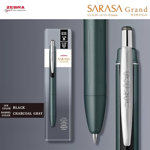 Bolígrafo Zebra Sarasa Grand Gel Ink, Punta fina 0.5mm miniatura 2