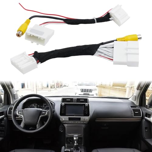 Image of BEAZOOM 24Pin+28Pin Camera Adapter Cable for, Reversing Detection Line, Wear-Resistant Car Rear View Wiring Kit