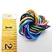 Möbii Fidget Ball (MultiColor): Quiet Mobius ADHD Anxiety Stim Stress Relief Toy Tool for Home Travel Office or Desk (Medium, Full, Rainbow)
