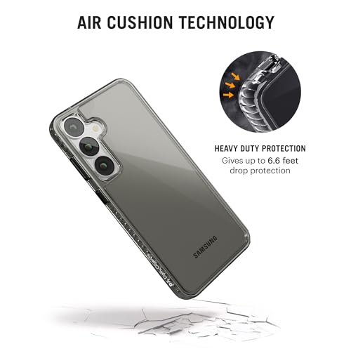 Image of DailyObjects Case for Samsung Galaxy S25 Plus, Drop Protection TPU Stride 2.0 Clear Slim Shockproof Back Cover