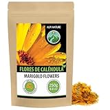 Alpi Nature Calendula Flores Secas Enteras 250g, Caléndula Infusión, Té Suelto