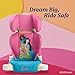 Barbie x Graco Turbobooster 2.0 High Back Booster Seat, Belt Positioning Booster Car Seat for Big Kids