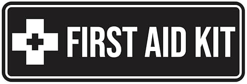 Miniatura 5 de Letrero de botiquín de primeros auxilios estándar (azul) -
