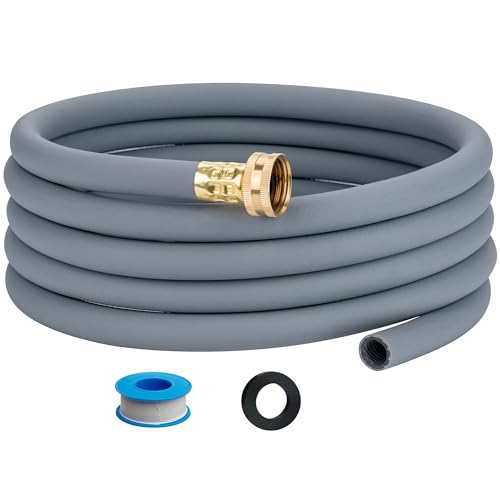 Image of 5FT Dehumidifier Drain Hose with 3 /4 inch FHT Brass Rustproof Connector