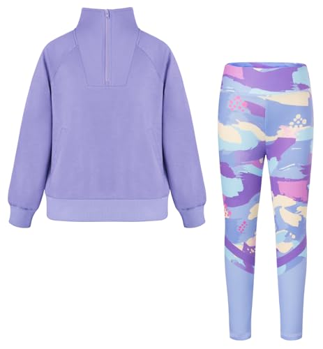 GRACE KARIN Back To School Clothes Size 12-14 Teen 2 Piece Fall Sweatpant Sweatshirt Preppy Fashion Teen Girls Outfits