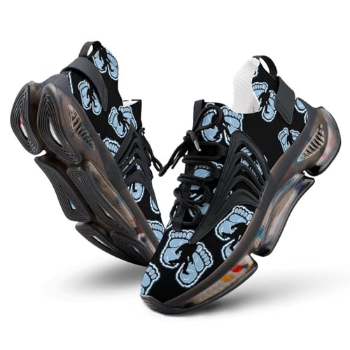 Bigfoot Footprint Sasquatch Men's Running Shoes Lightweight Walking Shoe Breathable Sneaker 8women/6men（EUR39）