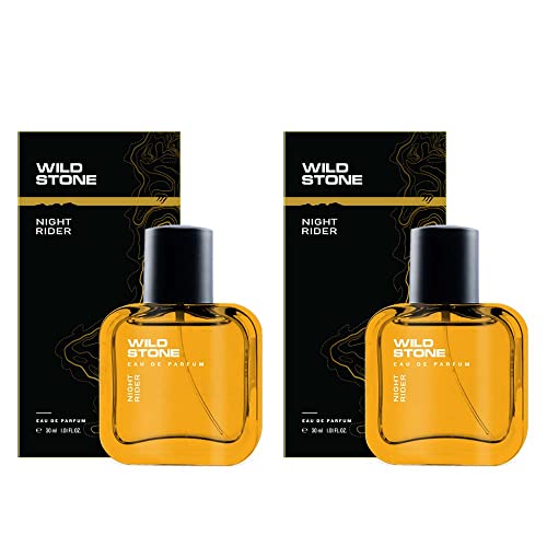 Wild Stone Night Rider Long Lasting Perfume for Men, Pack of 2 (30ml each)